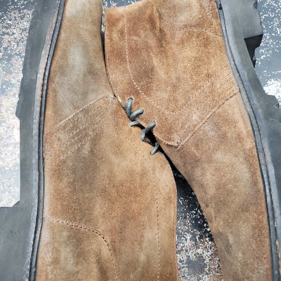 Frye Edwin Chukka Boots Sz 13 M Used Brown Suede Rugged Distressed 87160 - Picture 4 of 14